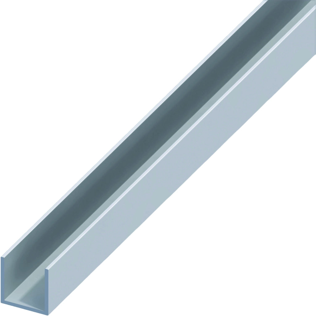 Alfer PROFILO A U ALLUMINIO Argento Satinato mm.  8x8x1 mt. 1 5.00 pz