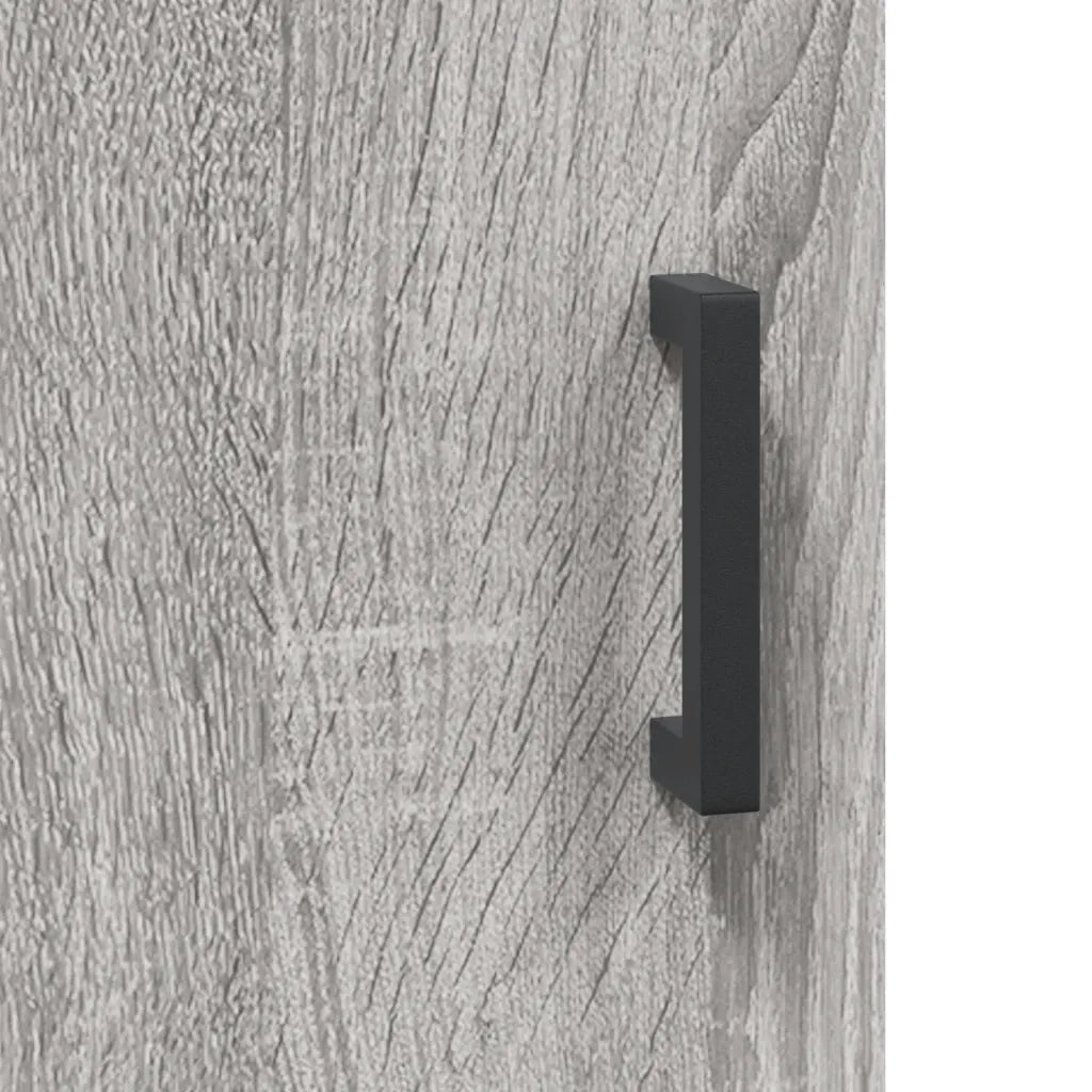Armadietti a Parete 2 pz Grigio Sonoma in Legno Multistrato 3197943
