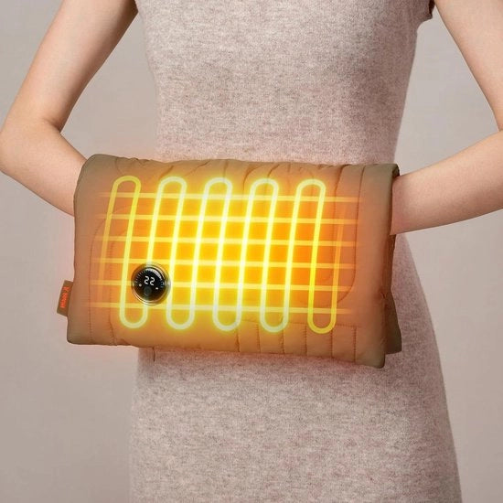 Maniglia riscaldante portatile e pieghevole con powerbank - 6 impostazioni di temperatura - Maniglia riscaldante con riscaldamento - Cuscino di riscaldamento rapido - Impermeabile - Regalo per donne - Adatto per campeggio