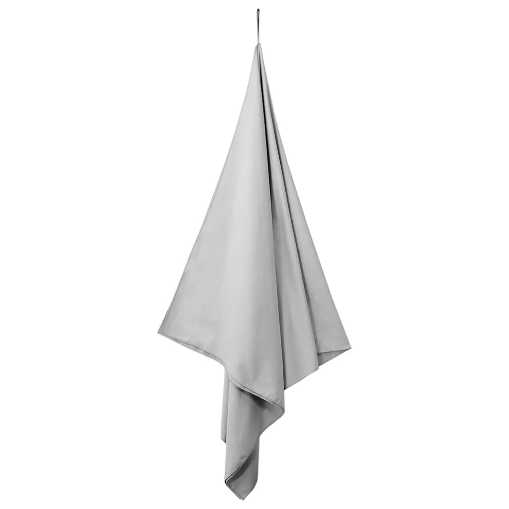 Asciugamani Sportivi 2 pz | Teli per bagno Grigio 200 x 100 cm