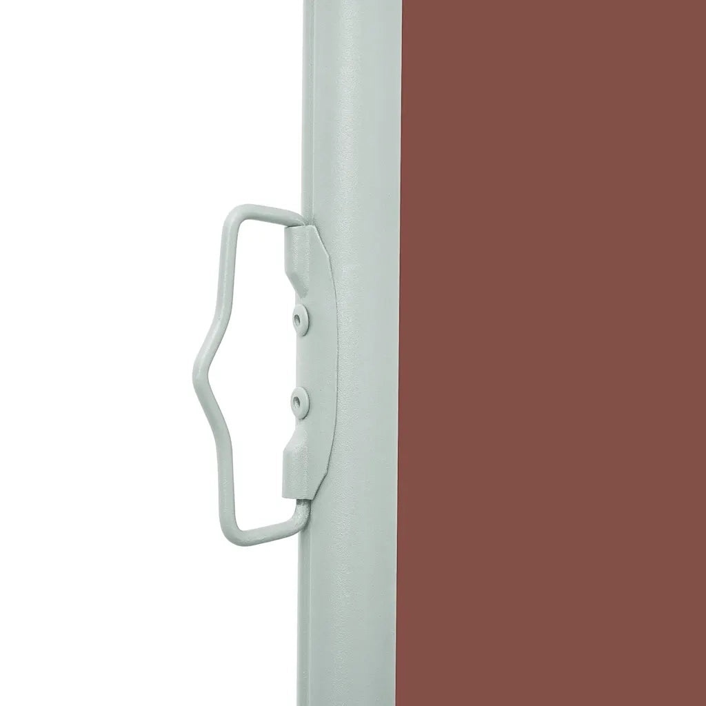 Tenda Laterale Retrattile per Patio 614x160 cm Marrone 313380