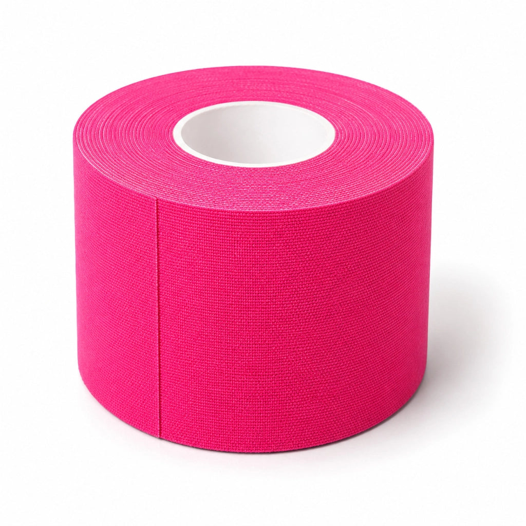 2 NASTRI KINESIOLOGICO IPOALLERGENICI 5CM x 5M TAPE ELASTICO SPORT VARI COLORI