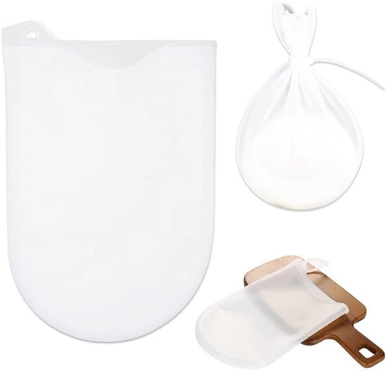 Silicone Anti-afttappabile - Sicuro per l'Alimentazione - Resistente al Calore - 2 Pezzi - 3/41 x 22/27 cm