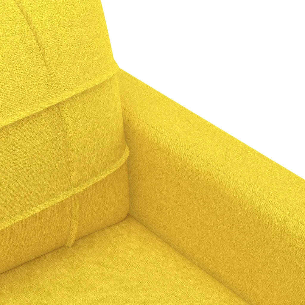 Poltrona Giallo Chiaro 60 cm in Tessuto 359080