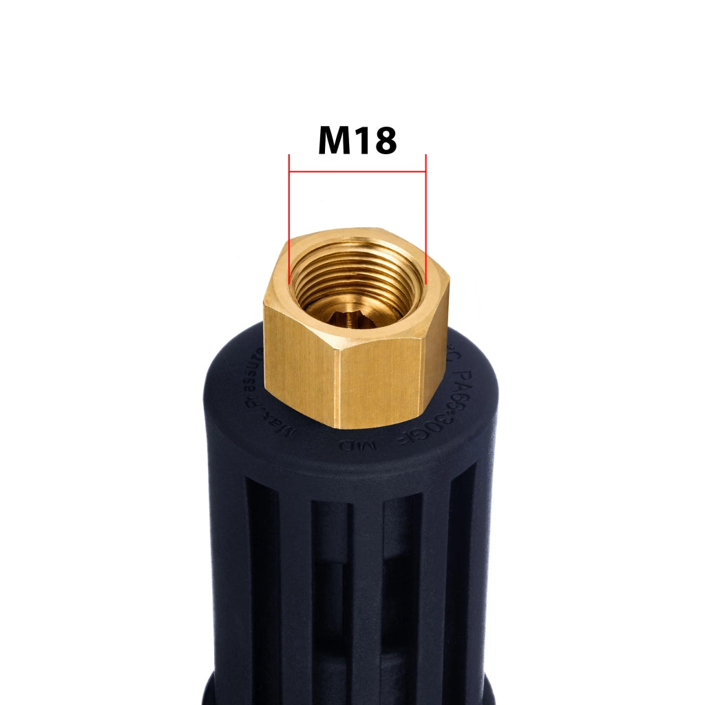 Adattatore Lancia M18 a Baionetta K K2 K3 K4 K5 K7 – Compatibile con Kärcher HD HDS | 160 BAR | Costruzione Solida