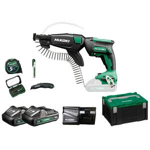 HIKOKI AVVITATORE CARTON W18DB 18V 10NM +CARIC+ACC
