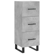 Buffet credenza cassettiera armadio mobile contenitore organizer per cucina soggiorno salotto 34,5 x 34 x 90 cm legno ingegnerizzato grigio 02_0031881