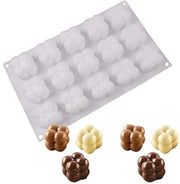 Forma per torta mousse 15-cavità - Manici in silicone - Antiscivolo - Food-grade - Resistente al lavastoviglie - Flessibile e duraturo - Manici in silicone