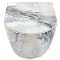 Vaso Wc Sospeso Rea Carlos Slim Granit Shiny N