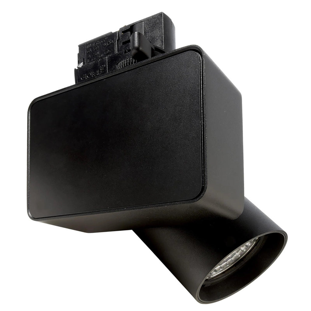 Faretto binario trifase LED 33W dimmerabile alta resa proiettore track luce orientabile illuminazione negozio vetrina RA90 NERO 3000K