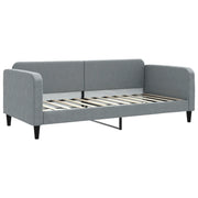 Letto singolo | Letto per adulti | Letto da Giorno Grigio Chiaro 90x200 cm in Tessuto