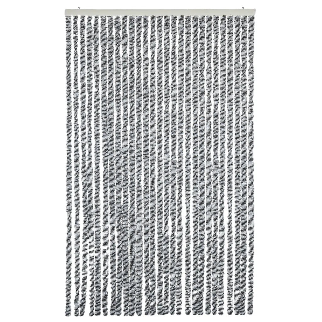 Tenda Antimosche Grigia Nera e Bianca 118x220 cm in Ciniglia CFW8851365