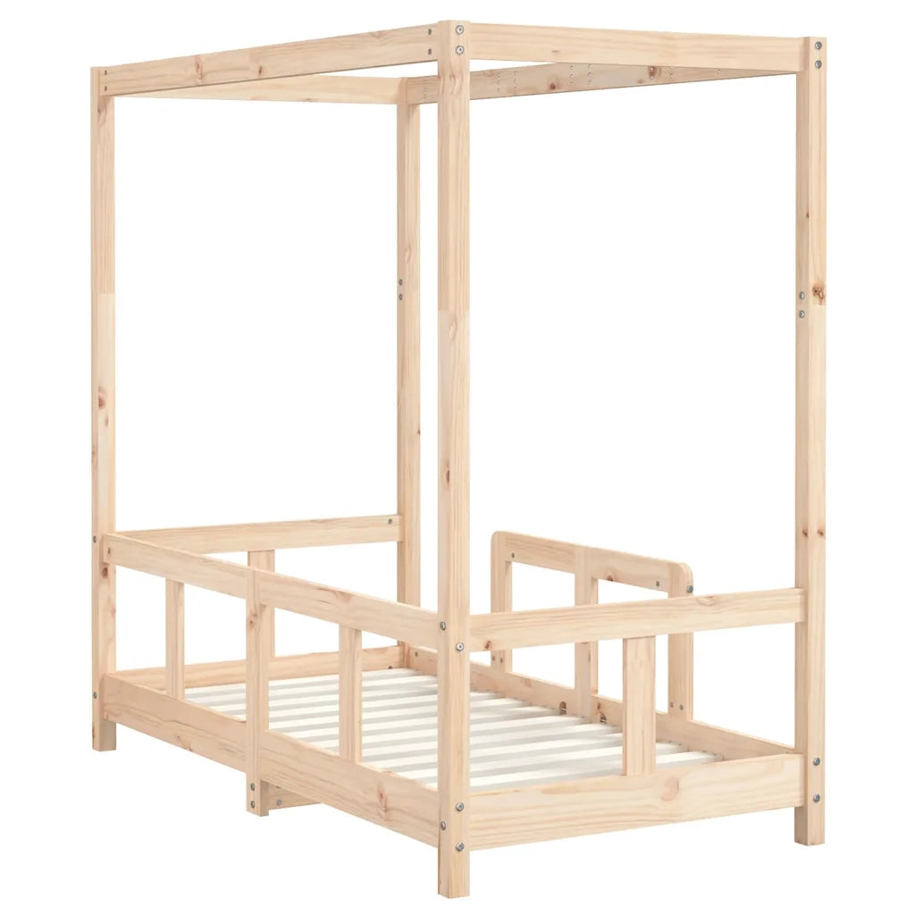 Giroletto per Bambini | Letto Infantile | Lettino 70x140 cm in Legno Massello di Pino