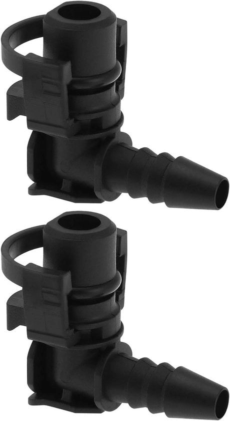 Connessione slang gassiera per Vauxhall Mokka e Chevrolet Cruze 1.4 - OE 55354565 - Nero - 2 pezzi