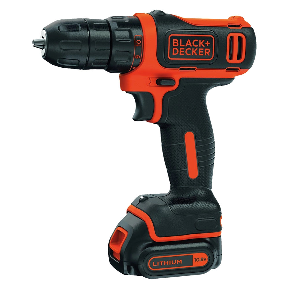 TRAPANO AVVITATORE A BATTERIA 'BDCDD12-QW' 10,8V - 1,5 ah Litio  - BLACK DECKER