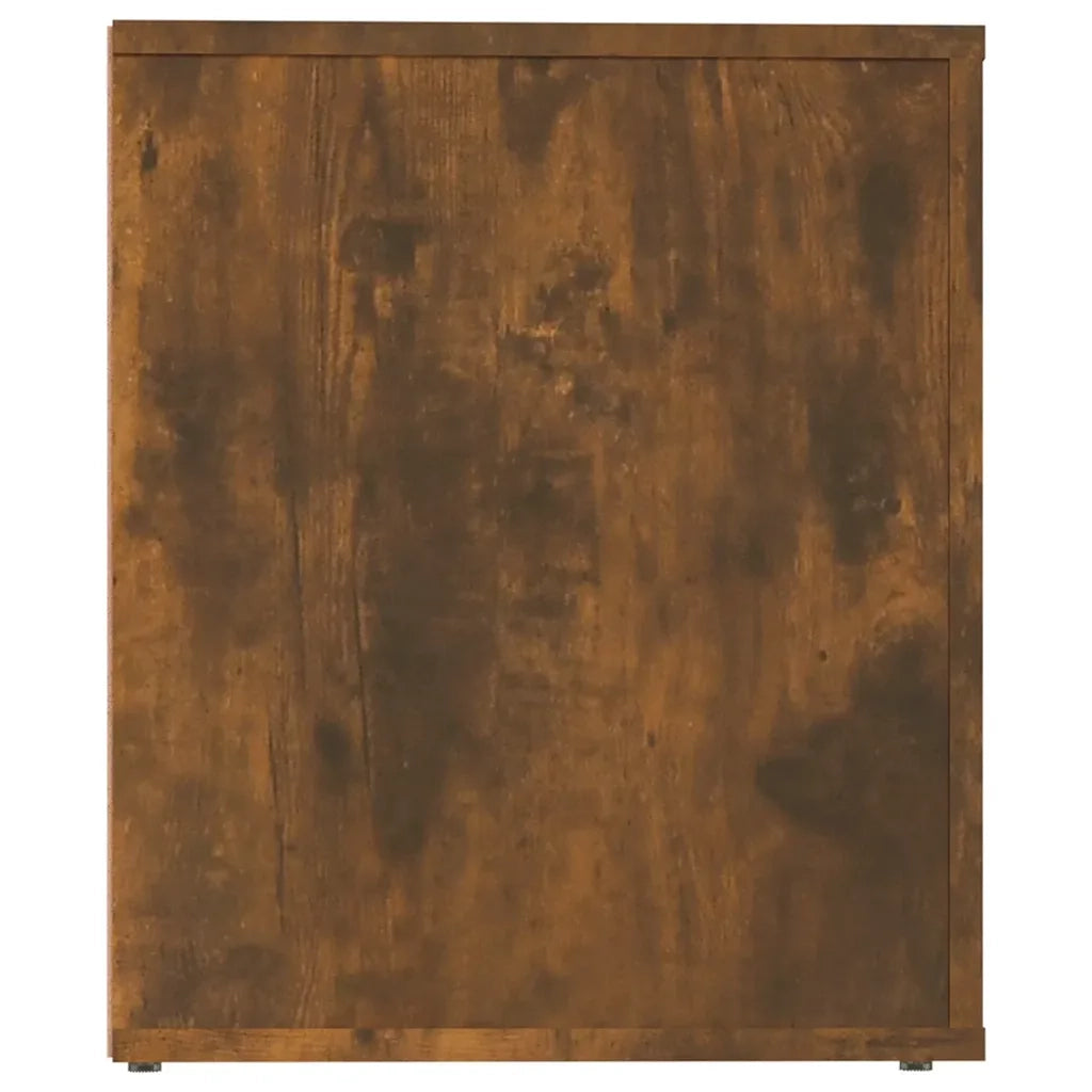 Comodini 2pz-Set di 2 Tavolino da notte Rovere Fumo 50x39x47 cm