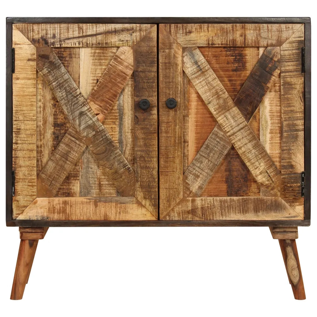 Credenza | Madia | Buffet da pranzo | Armadio da pranzo in Legno Massello di Mango 85x30x75 cm