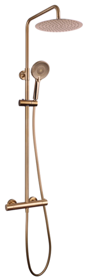 Colonna doccia termostatica ROUND ELITE - rame