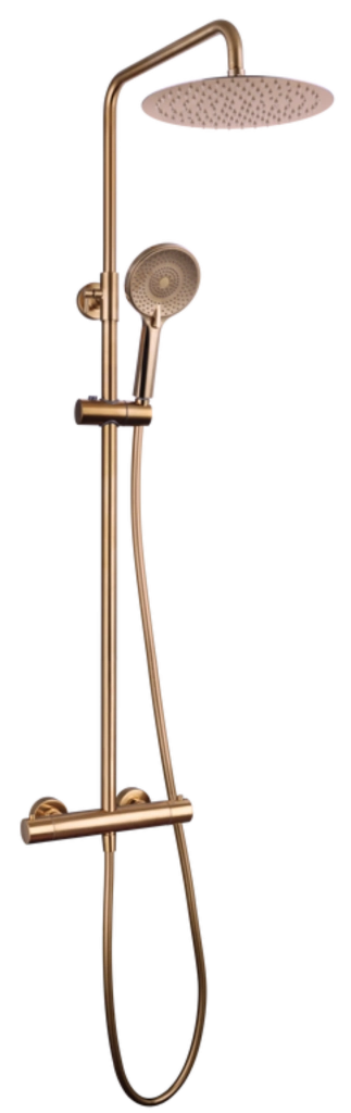 Colonna doccia termostatica ROUND ELITE - rame