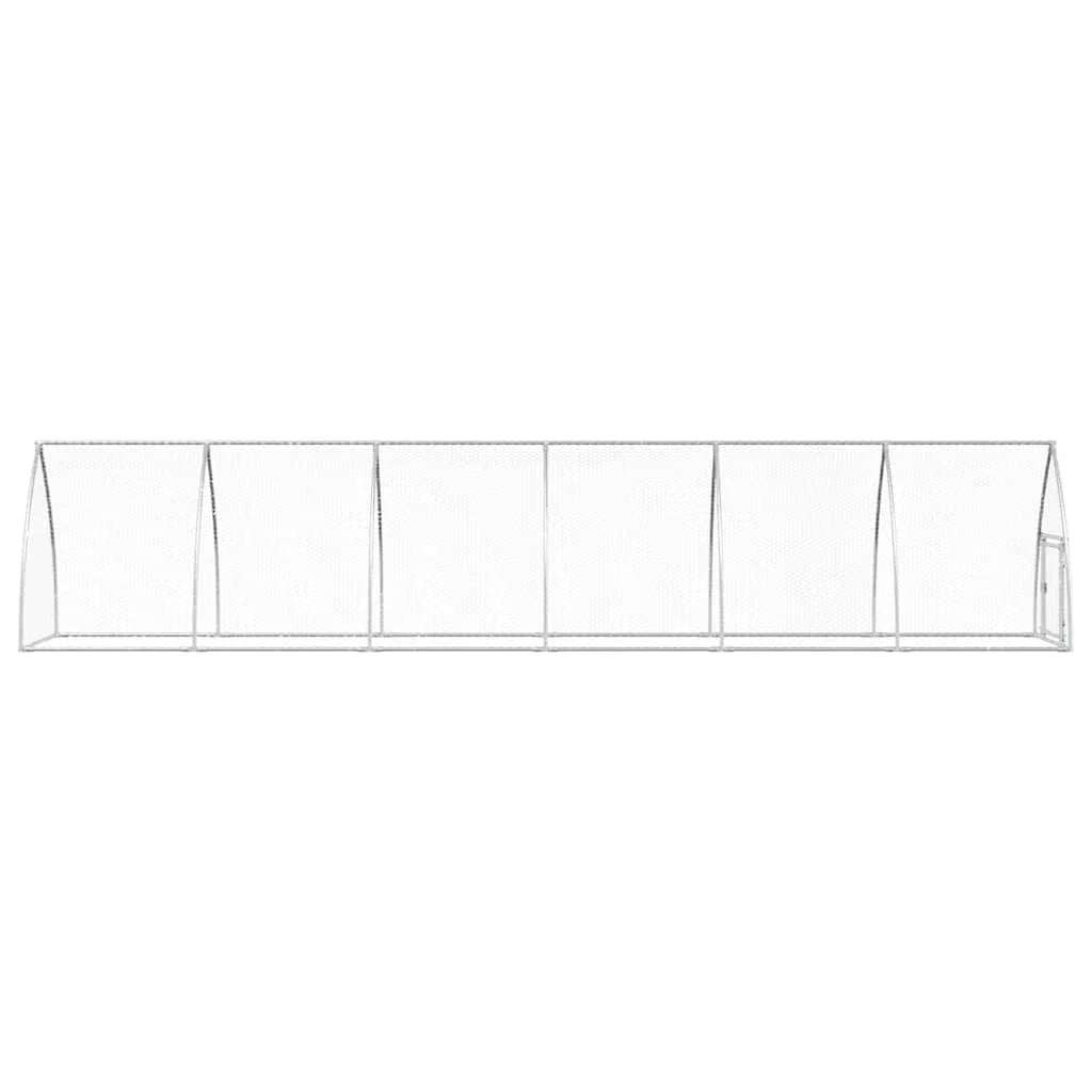 Gabbia per polli Silver 600 x 105 x 120 cm in acciaio zincato Silver 02_0041672