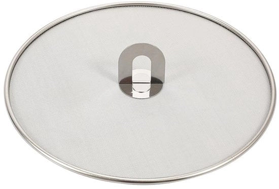 Anti-deksel 33 cm in acciaio inossidabile - protezione oleo e grasso - facile da pulire - uso universale - pandeksel