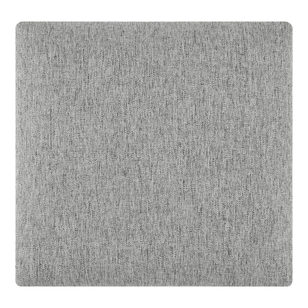 Set di 4 cuscini da parete in tessuto 30 x 30 cm grigio chiaro 03_0010642