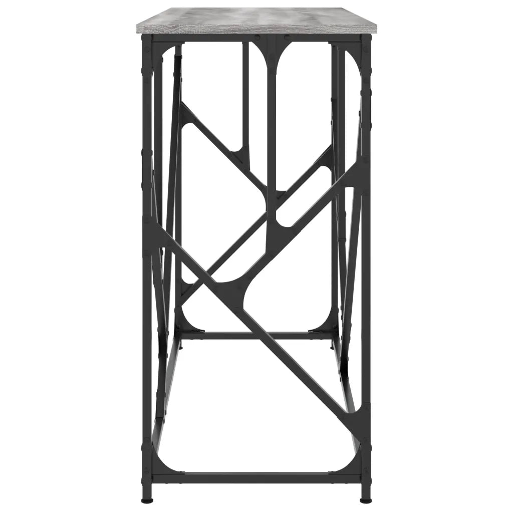 Tavolo Consolle | Tavolo d'Ingresso Grigio Sonoma 100x40x80 cm in Legno Multistrato