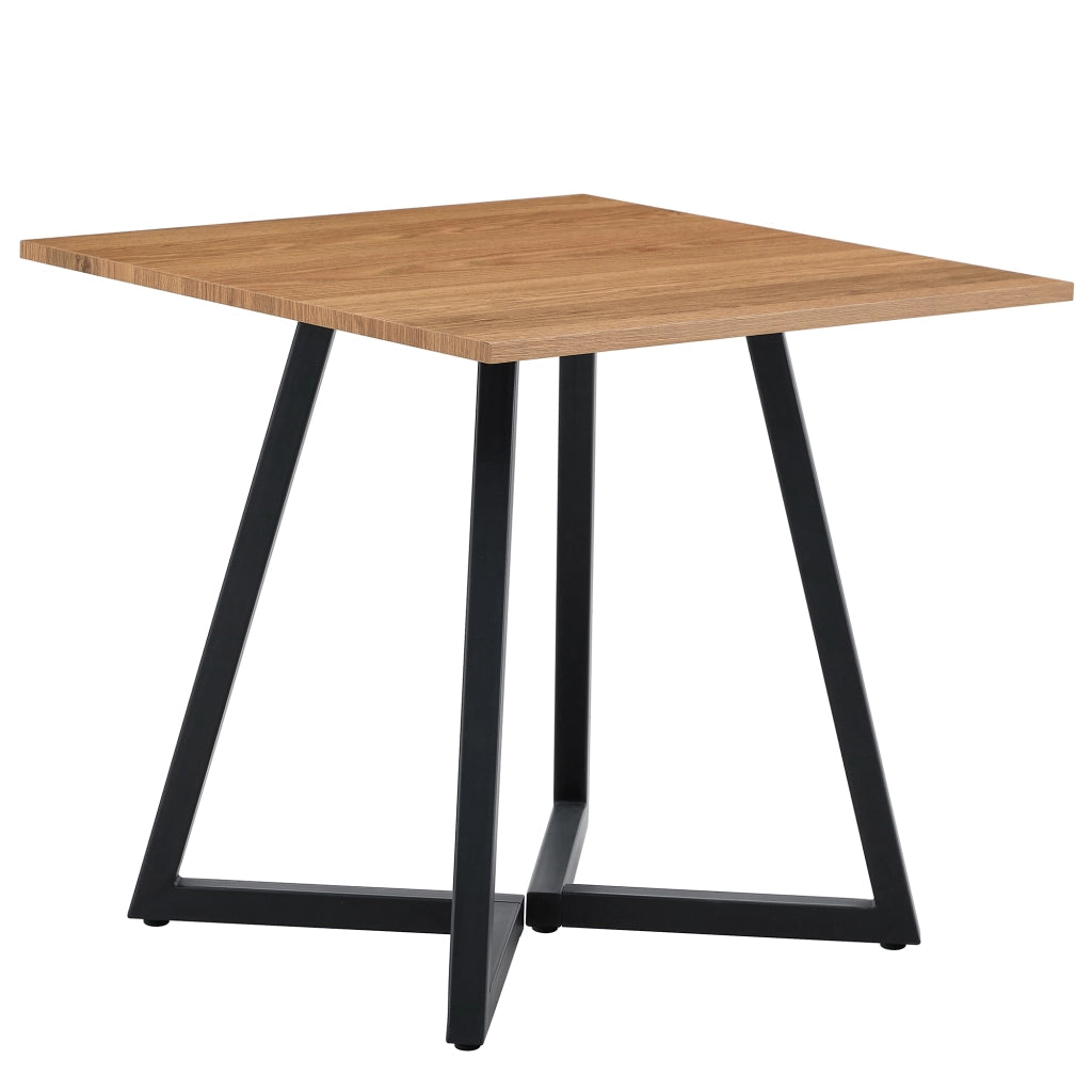 Tavolo da Pranzo Quadrato per 4 Persone ¨C Xylo ¨C 80x80 cm, Metallo, Moderno