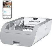Toilet automatica per gatti con controllo via app e sensore infrarosso - Grande capacità per più gatti (Grigio)