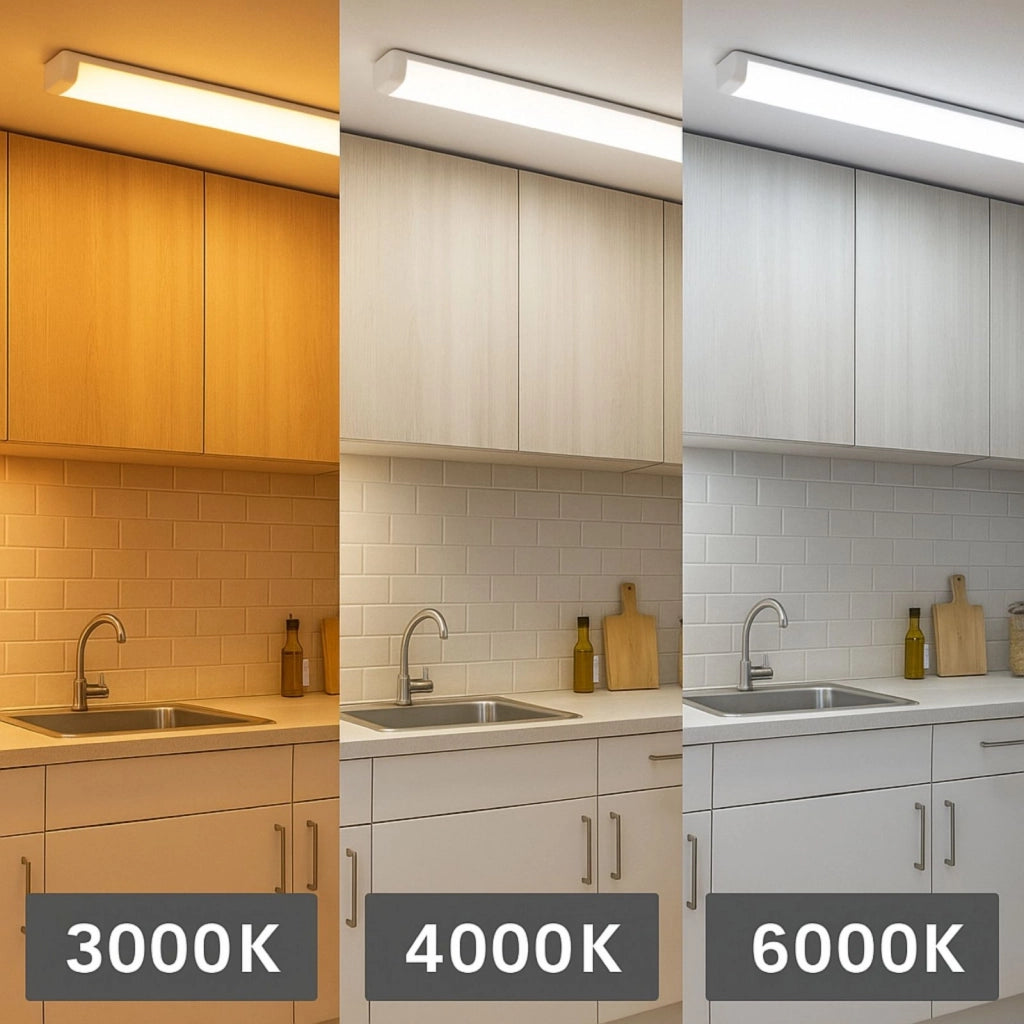 Plafoniera LED Prisma CCT, Reglette Led 60cm 24W 3200LM 220V, Barra Led Da Soffitto, 600X75X30mm