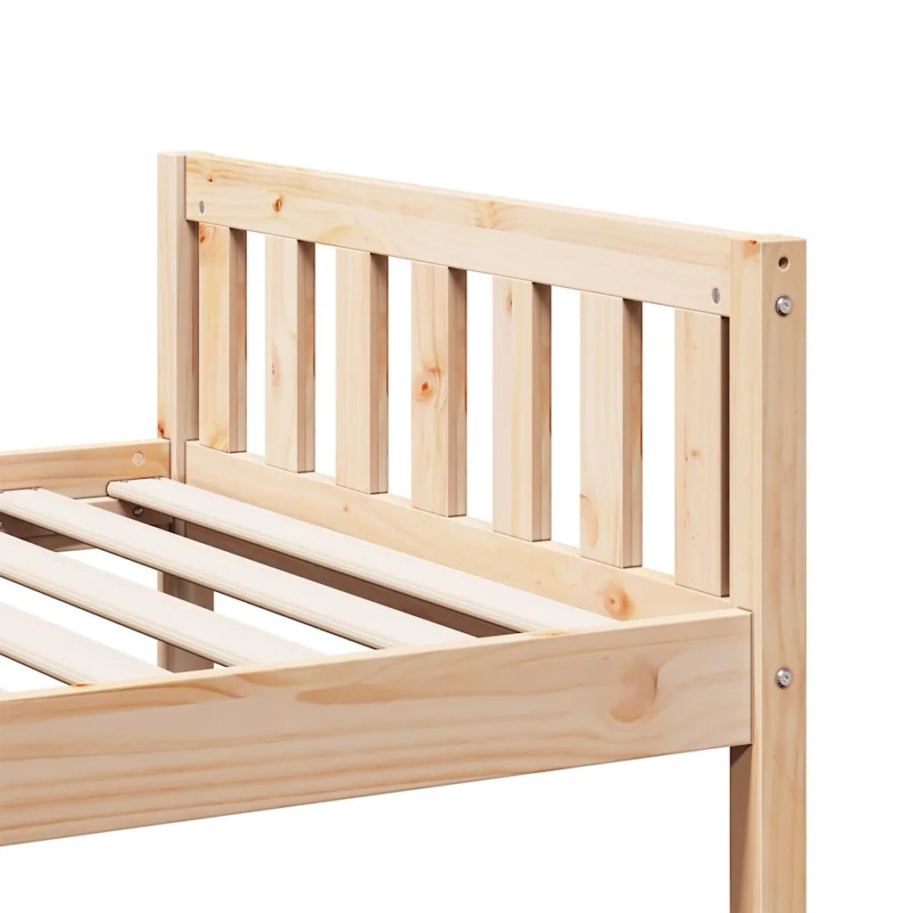 Letto per Bambini senza Materasso 90x190 cm Legno Massello Pino