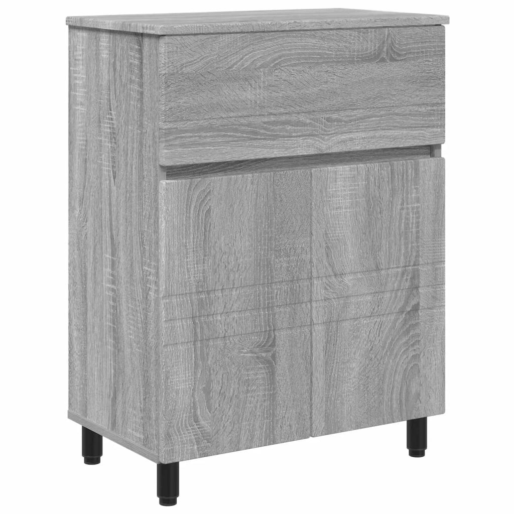 Mobiletto da bagno Sonoma grigio 60 x 35 x 80 cm 889421