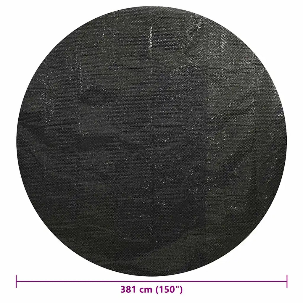 Copertura per Piscina Nera 381 cm PE CFW2723562