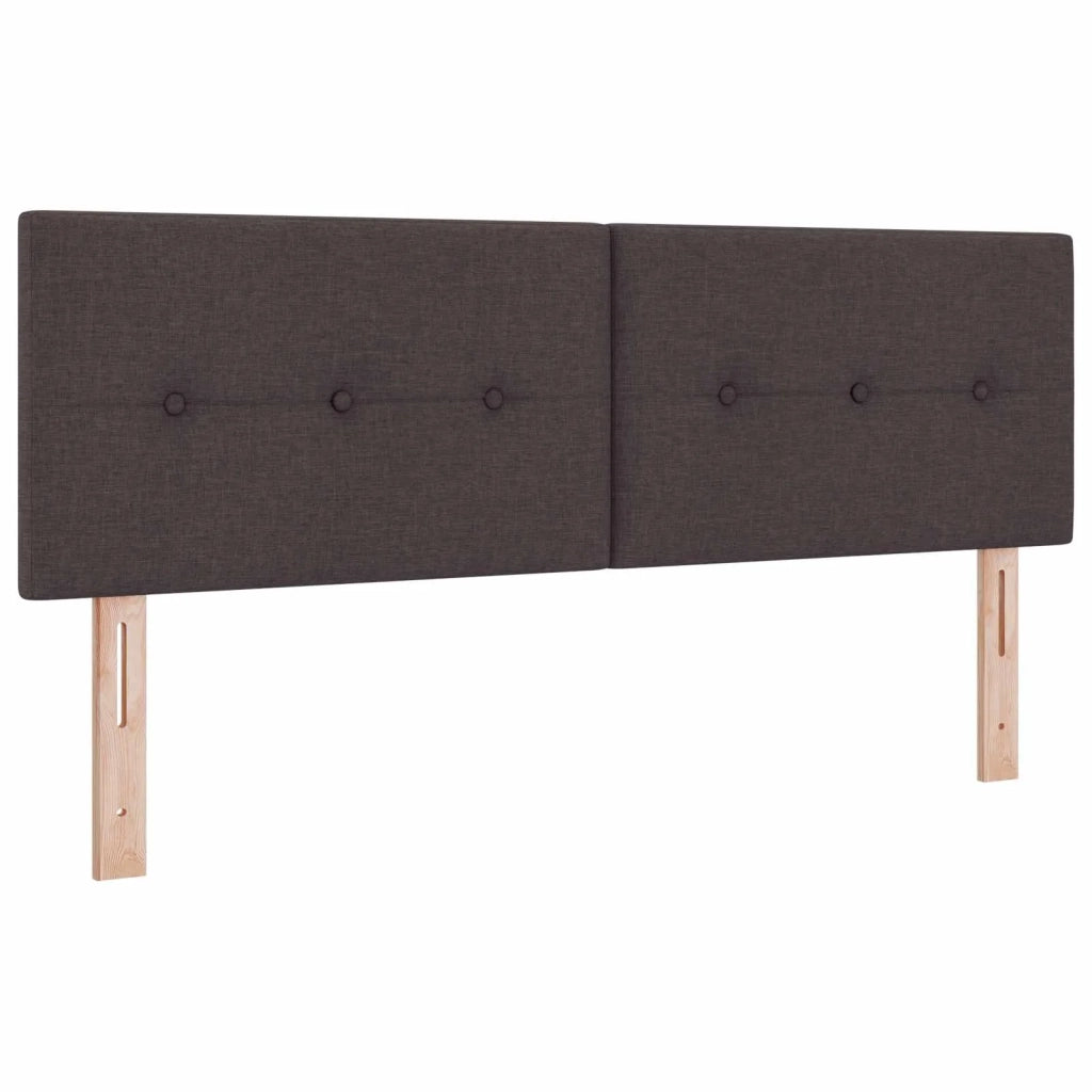 Letto box spring con materasso Marrone Scuro 140 x 200 cm 3450498
