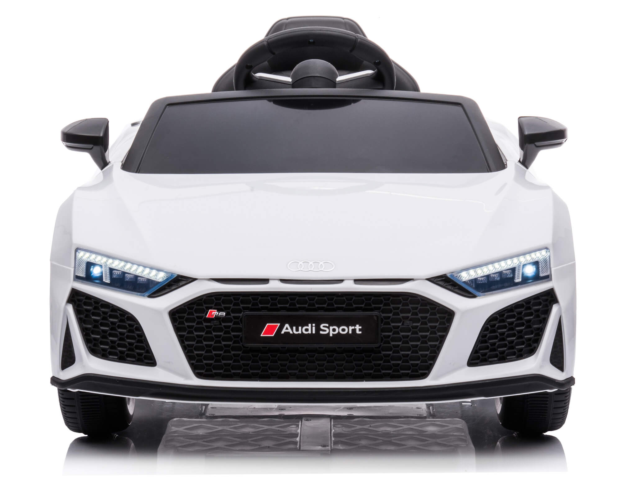 Macchina Elettrica per Bambini 12V con Licenza Audi R8 Sport Bianca