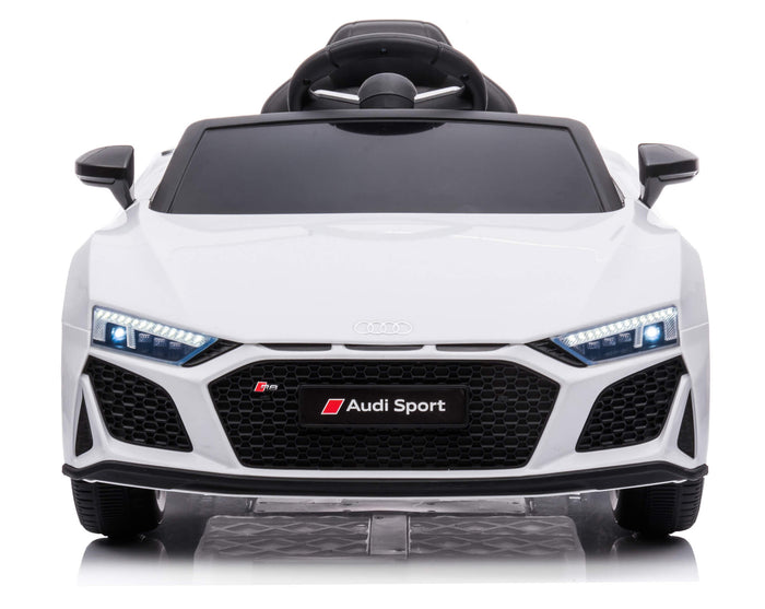 Macchina Elettrica per Bambini 12V con Licenza Audi R8 Sport Bianca