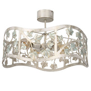 Lampada da soffitto Provence 4xE27 argento Luminex