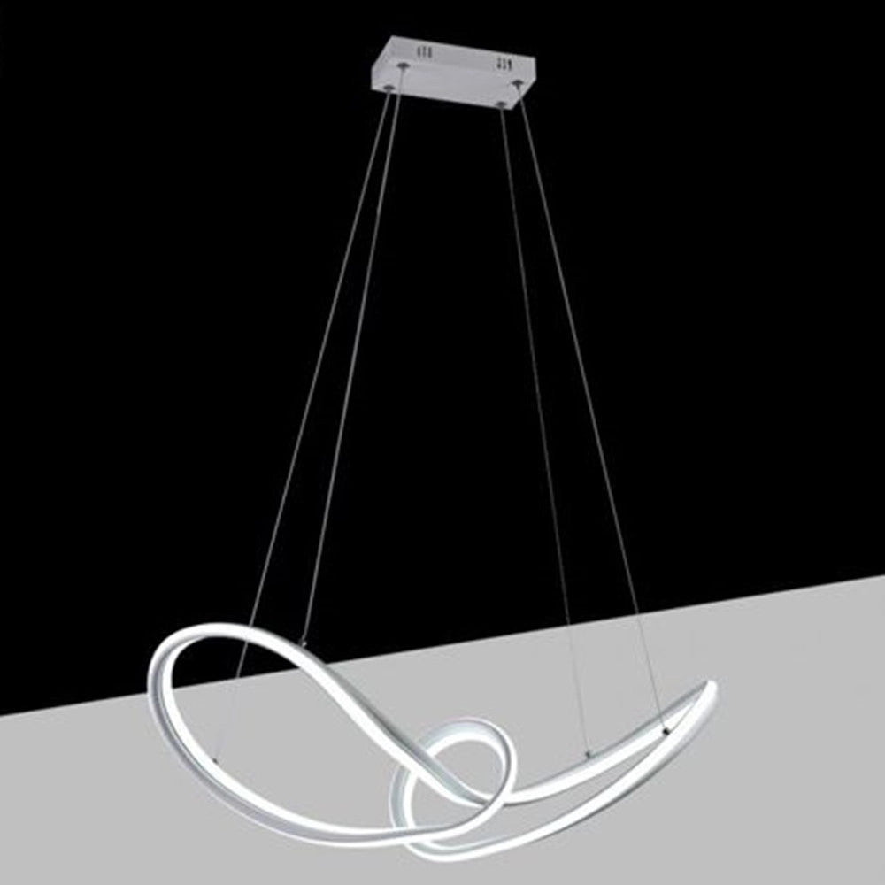 Trade Shop - Lampadario Led Intrecciato A Fiocco A Sospensione 60w Cct 3 Colorazione Di Luce A59-b3c -