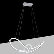 Trade Shop - Lampadario Led Intrecciato A Fiocco A Sospensione 60w Cct 3 Colorazione Di Luce A59-b3c -