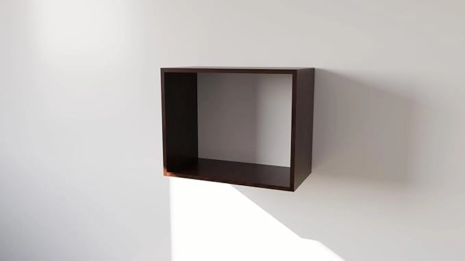 Pensile Cucina  in Legno Nobilitato Wengè Mobile Alto con 1 Anta, Pensile Componibile Moderno Made in Italy (H48XL60XP33cm)