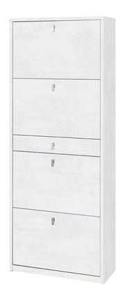 KIT SCARPIERA ANTE A RIBALTA H164 L63 P29 Cm FINITURA BIANCO OSSIDO CHIARO SARMOG Sk569k