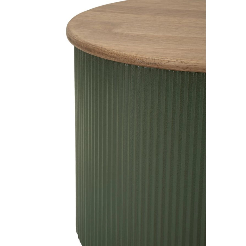 Set di Tavolini VKH1119, Verde, Legno, 87x53x32 cm