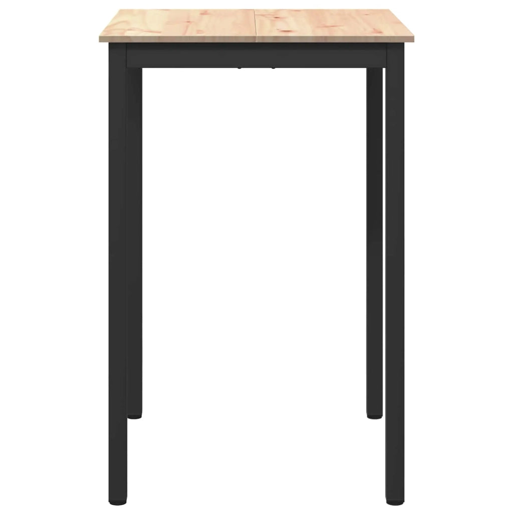 Tavolo da bar Naturale 70 x 70 x 105 cm Pino massello 892799