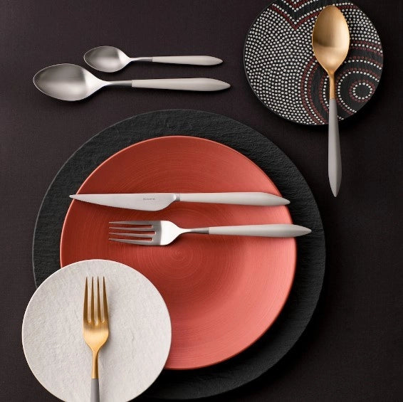 ARES, Posate Set 24 pz, Scatola Legno, Casa Bugatti
