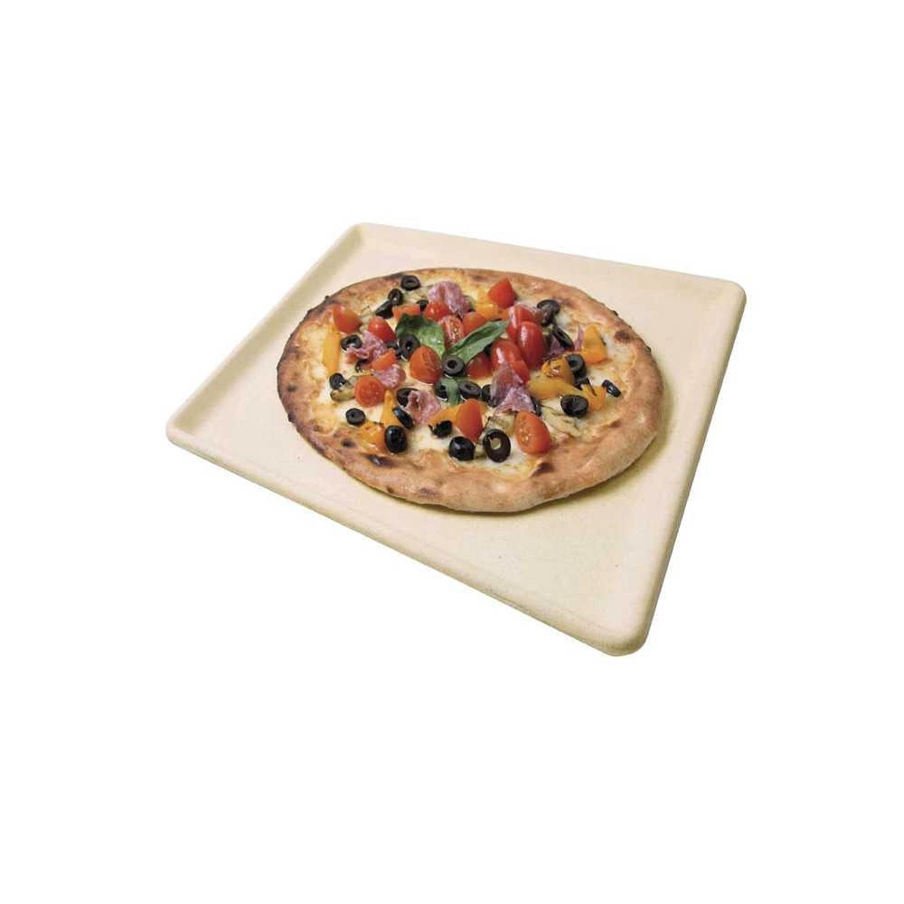 NATURCOOK PIASTRA PIETRA REFRATTARIA PIZZA PANE COTTURA FORNO 35 X 34 TRABO - TRABO