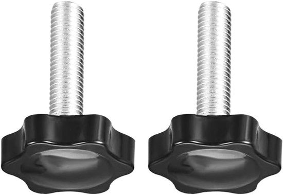 Maniglia a gomito M10 x 45 mm - Manubrio Nero - Plastica/Ferro di carbonio - Trapano/Apparecchiatura meccanica - Impugnatura confortevole - Installazione semplice