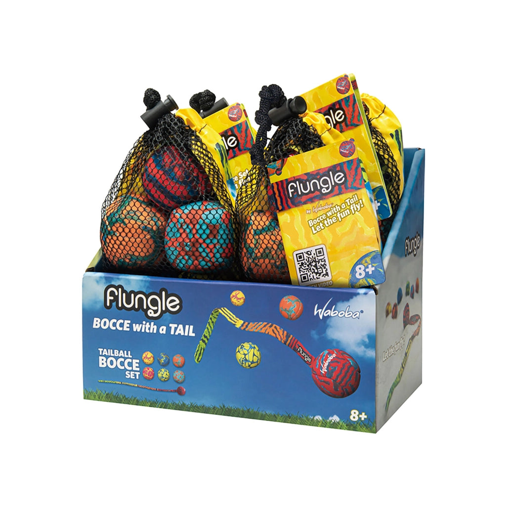 Gioco Bocce Waboba Flungle Per Spiaggia Giardino e Interni Con Palline di Sabbia Multicolore