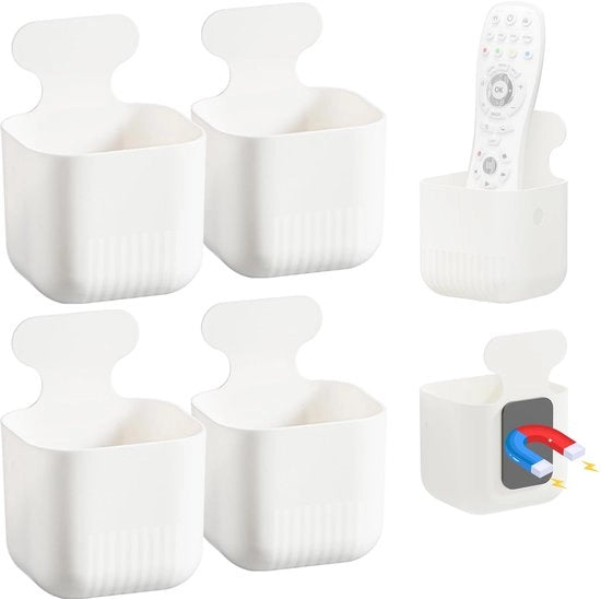 Organizzatore per Marker Magnetici, 4-pack, Piccolo Tray Magnetico per Whiteboard, Scaffale Magnetico per Frigorifero, Cassetto Magnetico, Altro Magnetico