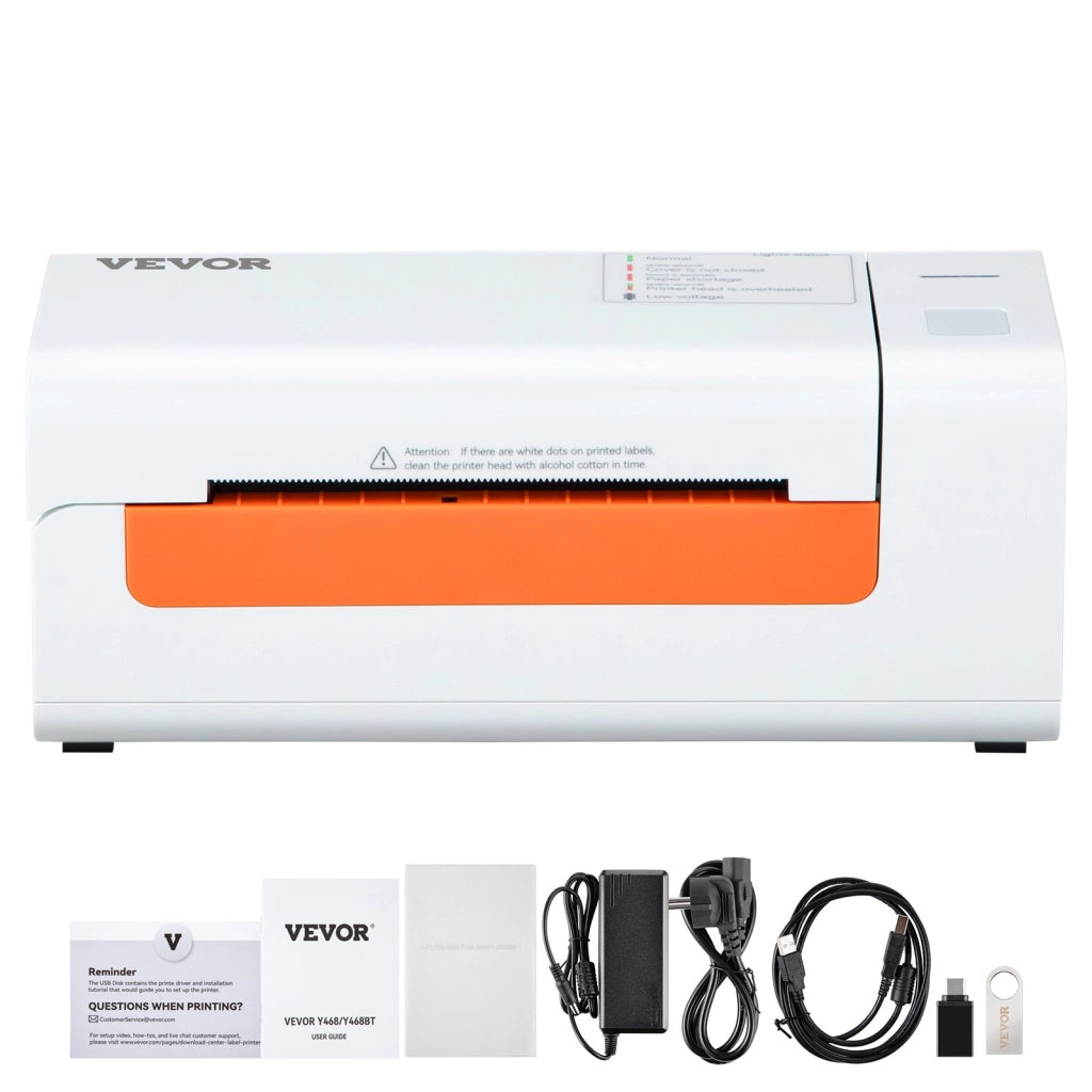 Stampante termica per etichette 4X6 e codici a barre, 203 DPI, 150 mm/s, USB, compatibile con Windows/Mac OS/Linux/Chromebook, rilevamento automatico