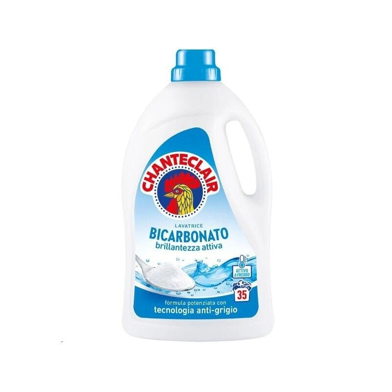 CHANTECLAIR LIQUIDO PER LAVATRICE  35 LAV CON BICARBONATO E BRILLANTEZZA ATTIVA